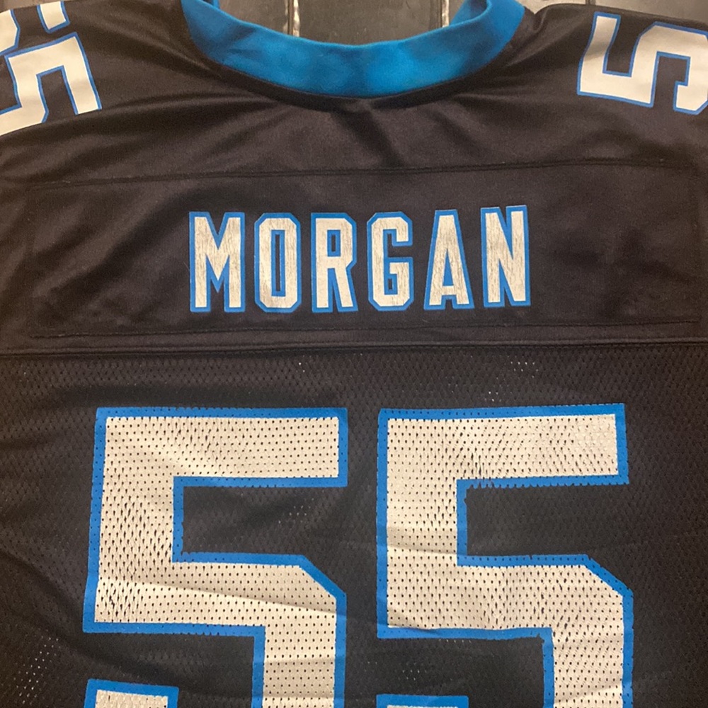 Vintage Early 2000s Dan Morgan Reebok NFL Jersey Carolina Panthers Football XL